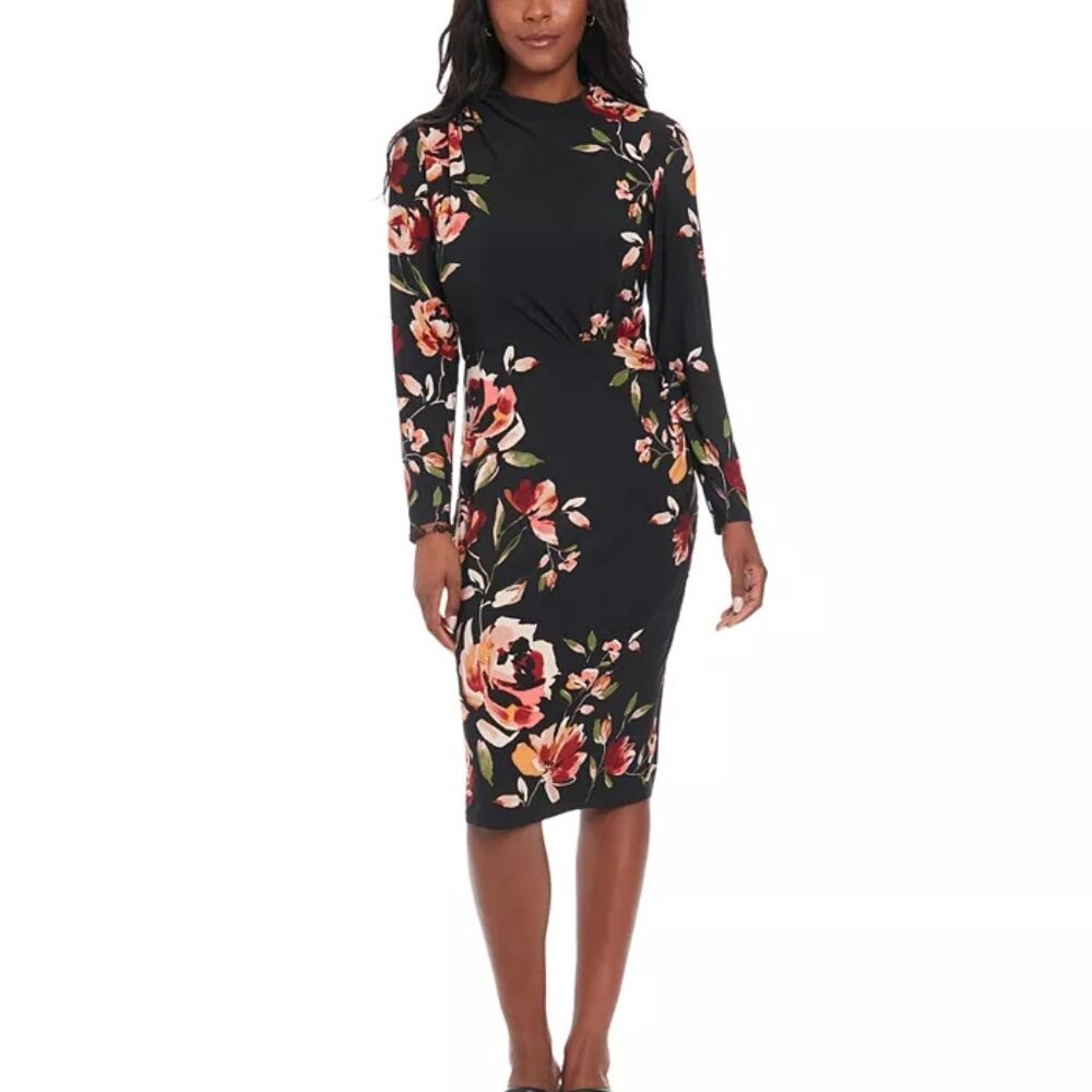 London Times Sheath Dress - Black